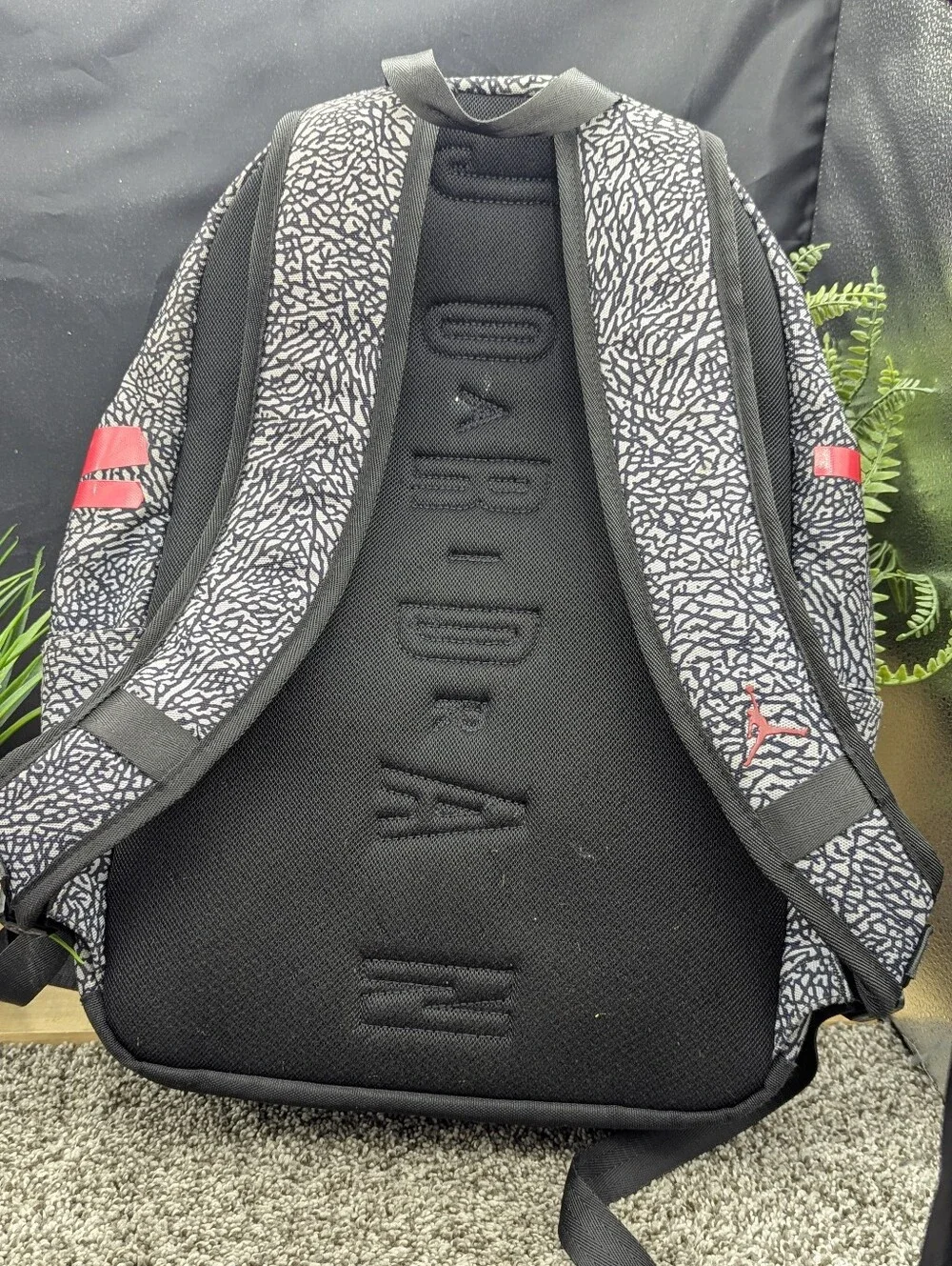 Nike Air Jordan Air Patrol Backpack Black Cement 9A0172-G3A
